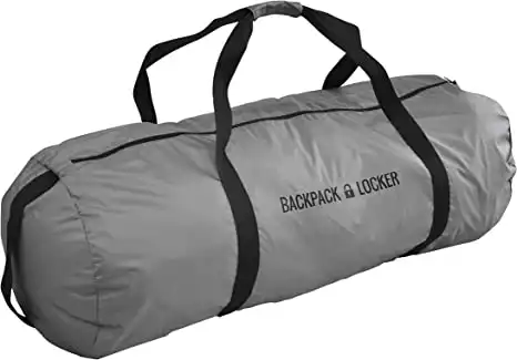 Backpack Locker - Sacca Zaino Per Aereo - Bosa Grande A Spalla - Lucchetto Gratis (Nero, 180 l - 430 g)